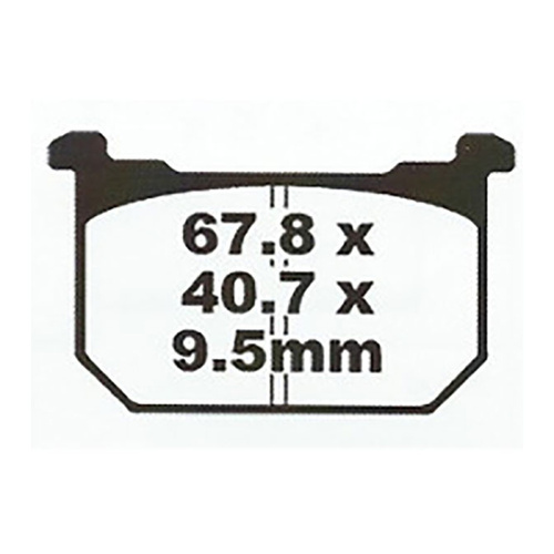 Front HH Sintered Brake Pads for Kawasaki KZ1000 K,M,R 1981-1983