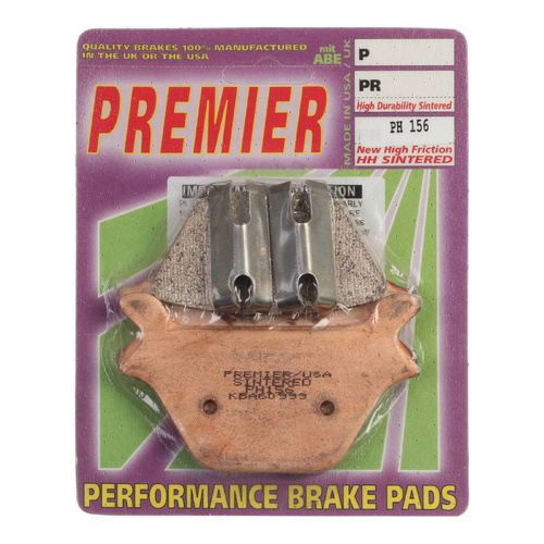 Rear HH Sintered Brake Pads for Harley Davidson FXR 1340 Super Glide 1987