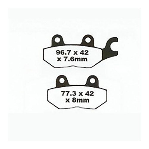 Front Right HH Sintered Brake Pads for Triumph Trophy 1200 1991-1993