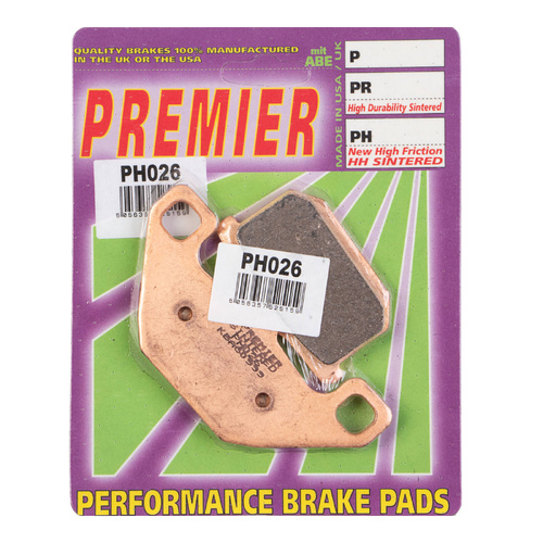 Rear HH Sintered Brake Pads for Kawasaki GTR1000 Concours 1986-2006