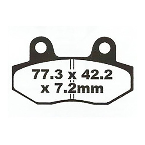 Rear HH Sintered Brake Pads for Hyosung GT650R 2004-2006
