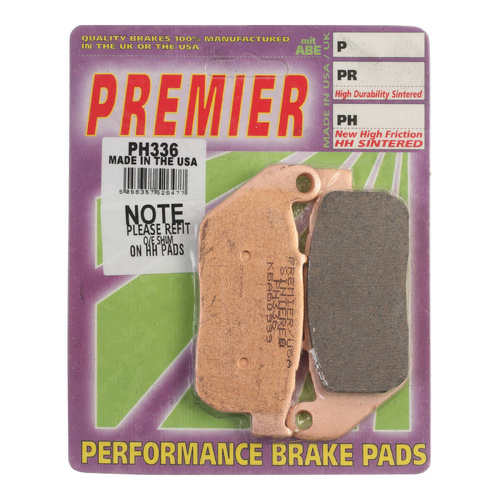 Front HH Sintered Brake Pads for Harley Davidson XL 1200V Seventy Two 2012-2013