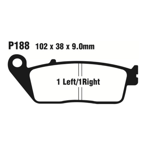 Front HH Sintered Brake Pads for Triumph Street Triple 675 2007-2012