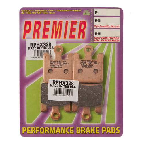 Front HH Sintered Track Day Use Brake Pads for Kawasaki ZX636 (Ninja ZX6R) 2003-2006