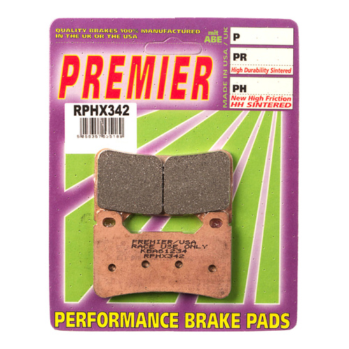 Front HH Sintered Track Day Use Brake Pads for Honda CBR1000RR Fireblade ABS 2009-2016