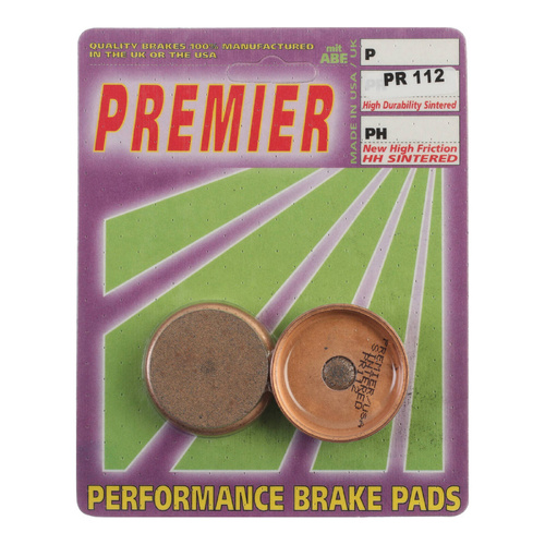 Rear Sintered Brake Pads for Yamaha YFM250 Moto 4 1989-1992