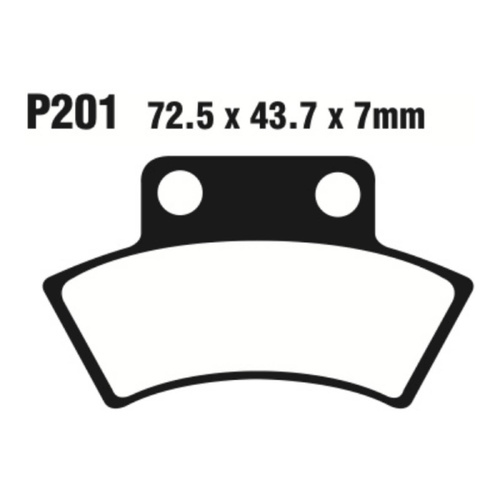 Rear Sintered Brake Pads for Polaris Xpress 300 2X4 1996-1999