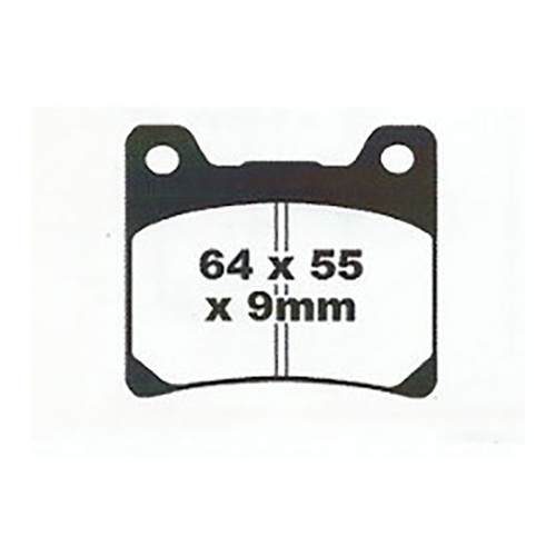 Rear V-Semi Sintered Brake Pads for Yamaha FJ1100 1984-1985