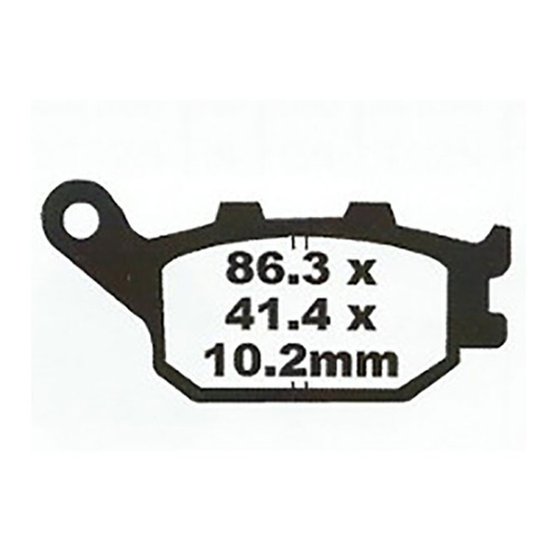 Rear V-Semi Sintered Brake Pads for Yamaha FZ1N Fazer 2006-2016