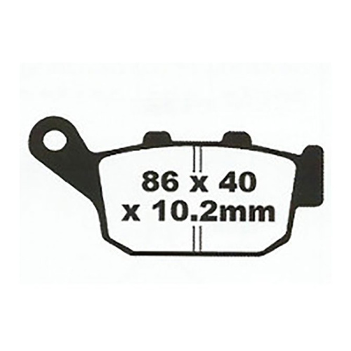 Rear Right V-Semi Sintered Brake Pads for CF Moto 300NK 2022-2023