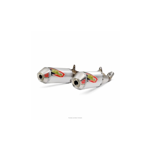 Pro Circuit T-6 Stainless Dual Slip-On Exhaust System for Honda CRF450R 19-20