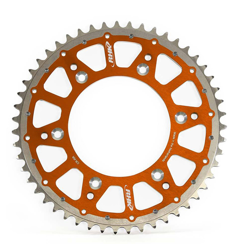 RHK 48 Tooth Orange Rear Fusion Stealth Sprocket for Husaberg FE550 2004-2008