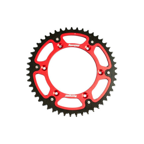 Supersprox 46 Tooth Red Rear Stealth Sprocket for Honda XBR500 1987-1988