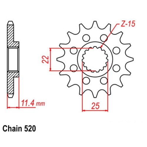 Supersprox 16 Tooth Front Sprocket for KTM 690 SMC R Supermoto 2012-2021