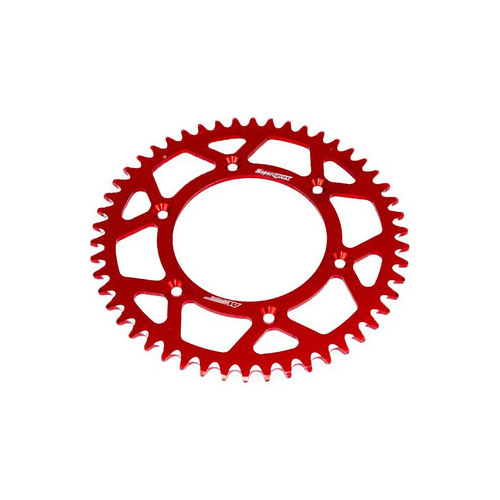 Supersprox 48 Tooth Red Rear Alloy Sprocket for Suzuki DR350 Electric Start 1990-1995