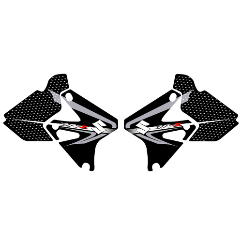 Strike Seats OEM Replica Shroud Graphics for Suzuki DRZ400 2009
