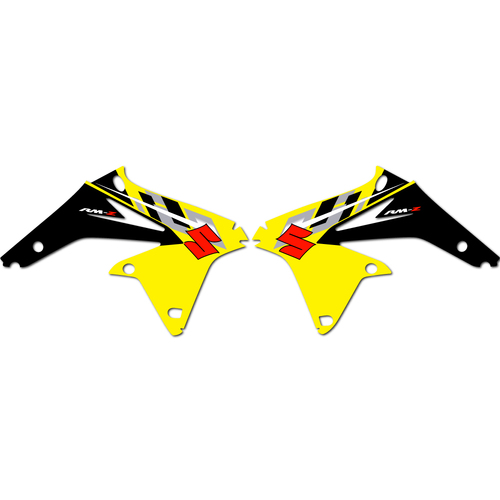 Strike Seats OEM Replica Shroud Graphics for Suzuki RMZ450 2014