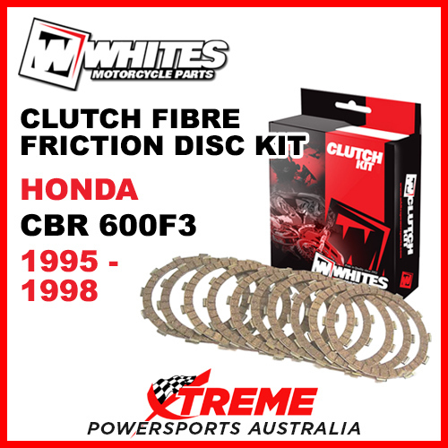 Whites Honda CBR600F3 1995-1998 Clutch Fibre Friction Disc Kit