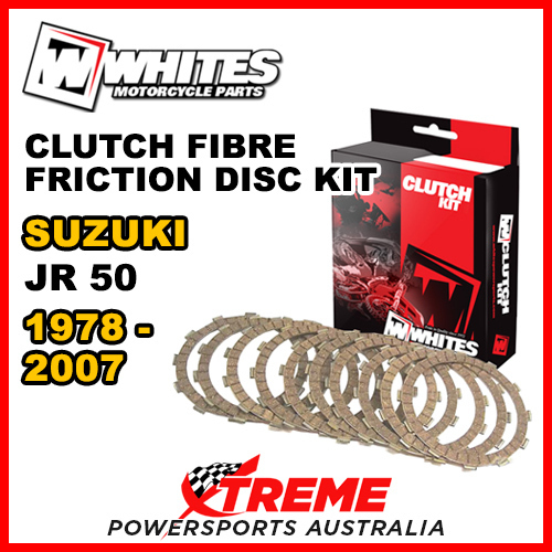 Whites For Suzuki JR50 JR 50 1978-2007 Clutch Fibre Friction Disc Kit