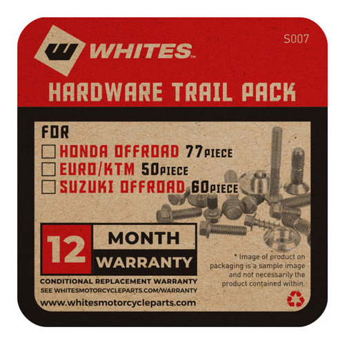 Whites Trail Hardware Pack for Honda CRF50F 2004-2015