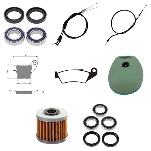 Whites Offroad Refurbishment Kit for Honda CRF450RX 2018