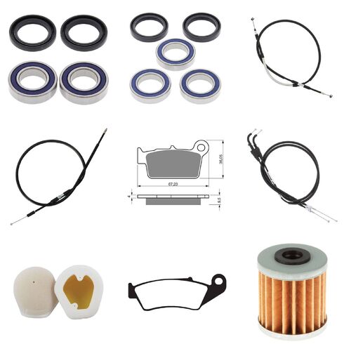 Whites Offroad Refurbishment Kit for Kawasaki KX250F 2004