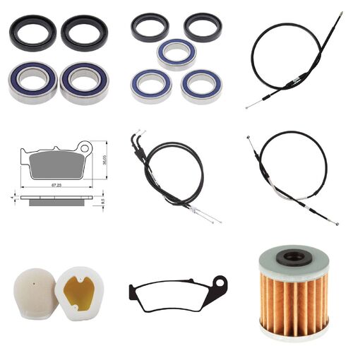 Whites Offroad Refurbishment Kit for Kawasaki KX250F 2005