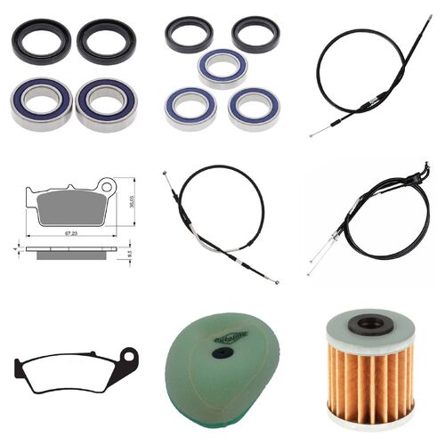 Whites Offroad Refurbishment Kit for Kawasaki KX250F 2007-2008