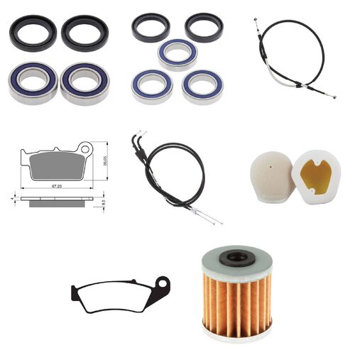 Whites Offroad Refurbishment Kit for Suzuki RMZ250 2004