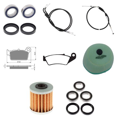 Whites Offroad Refurbishment Kit for Suzuki RMZ450 2005