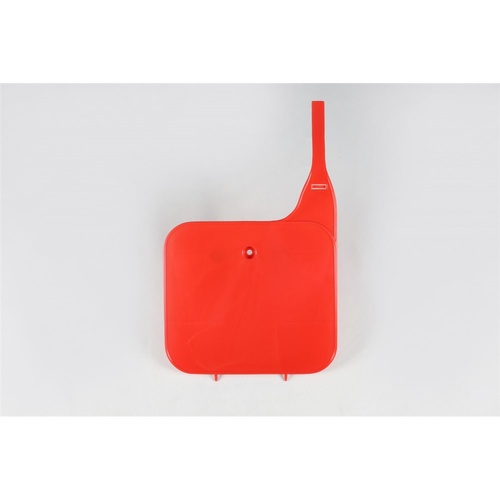 UFO Red Front Number Plate for Honda CR 125 1985-1994