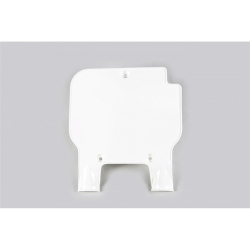 UFO white Front Number Plate for Kawasaki KX 500 1989-1995
