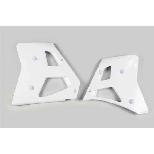 UFO White Radiator Shrouds for Yamaha YZ 360 1990-1990