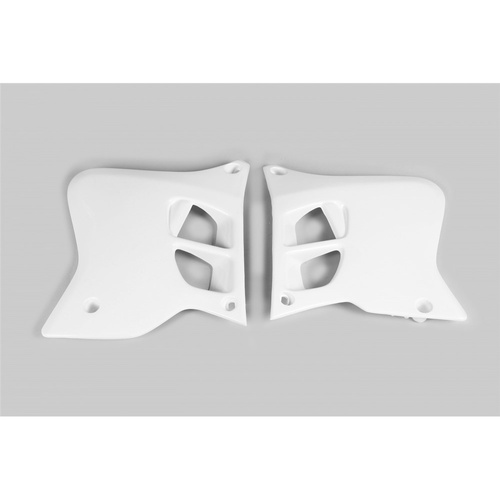 UFO White Radiator Shrouds for Yamaha YZ 125 1993-1995
