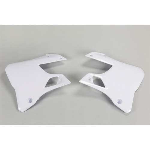 UFO White Radiator Shrouds for Yamaha YZ 125 1996-2001