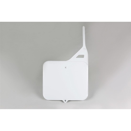UFO White Front Number Plate for Suzuki RM 250 1987-1995