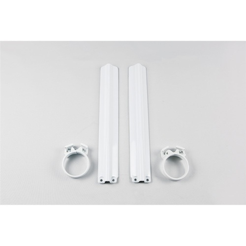 UFO White Fork Guard Protectors for Suzuki RM 250 1991-1991