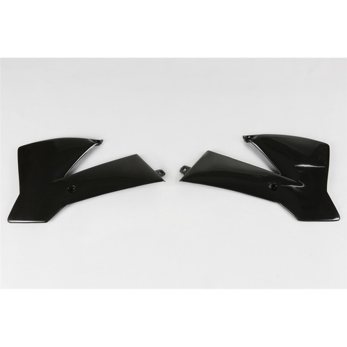 UFO Black Radiator Shrouds for Ktm SX 65  2002-2008