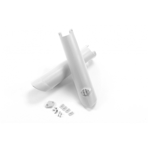 UFO White Fork Guard Protectors for Husqvarna FE 350 2016-2023