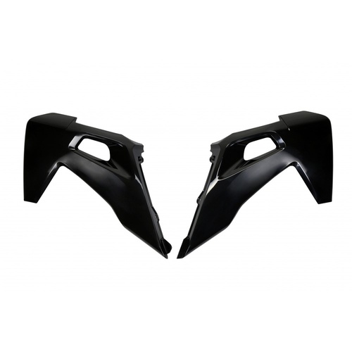 UFO Black Radiator Shrouds for Husqvarna FC 250 2019-2022