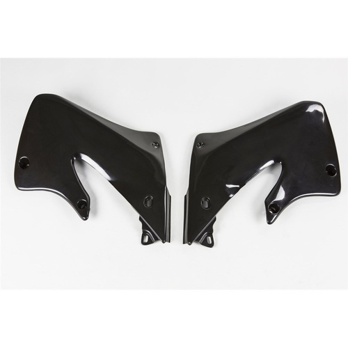 UFO Black Radiator Shrouds for Honda CR 250 1997-1999