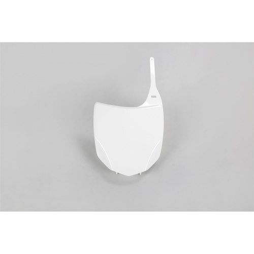 UFO white Front Number Plate for Kawasaki KXF 450 2009-2012
