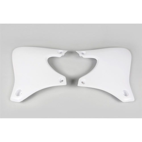 UFO White Radiator Shrouds for Yamaha WRF 400 1998-1999