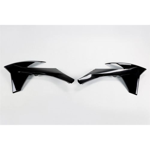 UFO Black Radiator Shrouds for Ktm SX-F 350 2011-2012