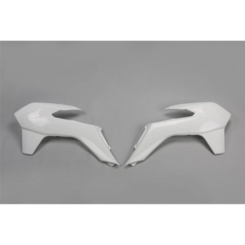 UFO White Radiator Shrouds for Ktm SX-F 450 2013-2015