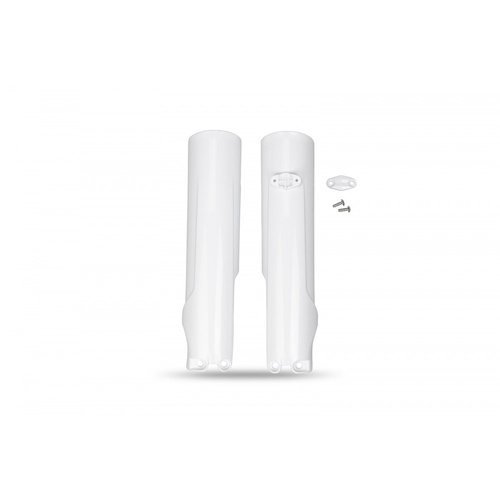 UFO White Fork Guard Protectors for Husqvarna FE 350 2024-2025