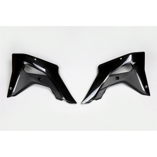 UFO Black Radiator Shrouds for Honda CRF 250RX 2019-2021