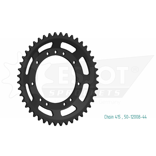 ESJOT 44 Tooth Steel Rear Sprocket for KTM 50 SX Pro Senior LC 2001-2005