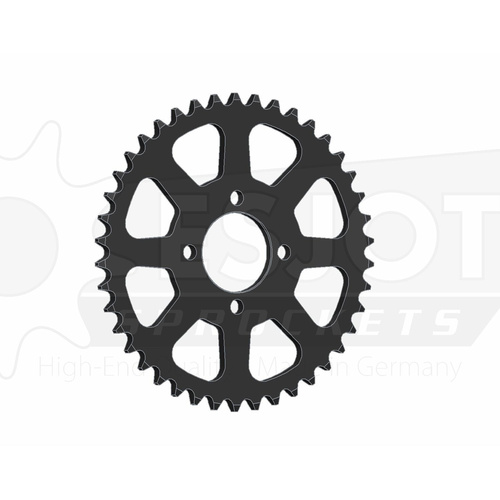ESJOT 42 Tooth Steel Rear Sprocket for Yamaha DT 50 R 1989-1997