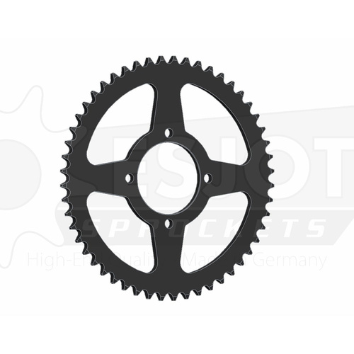 ESJOT 52 Tooth Steel Rear Sprocket for Yamaha DT 100 1974-1986